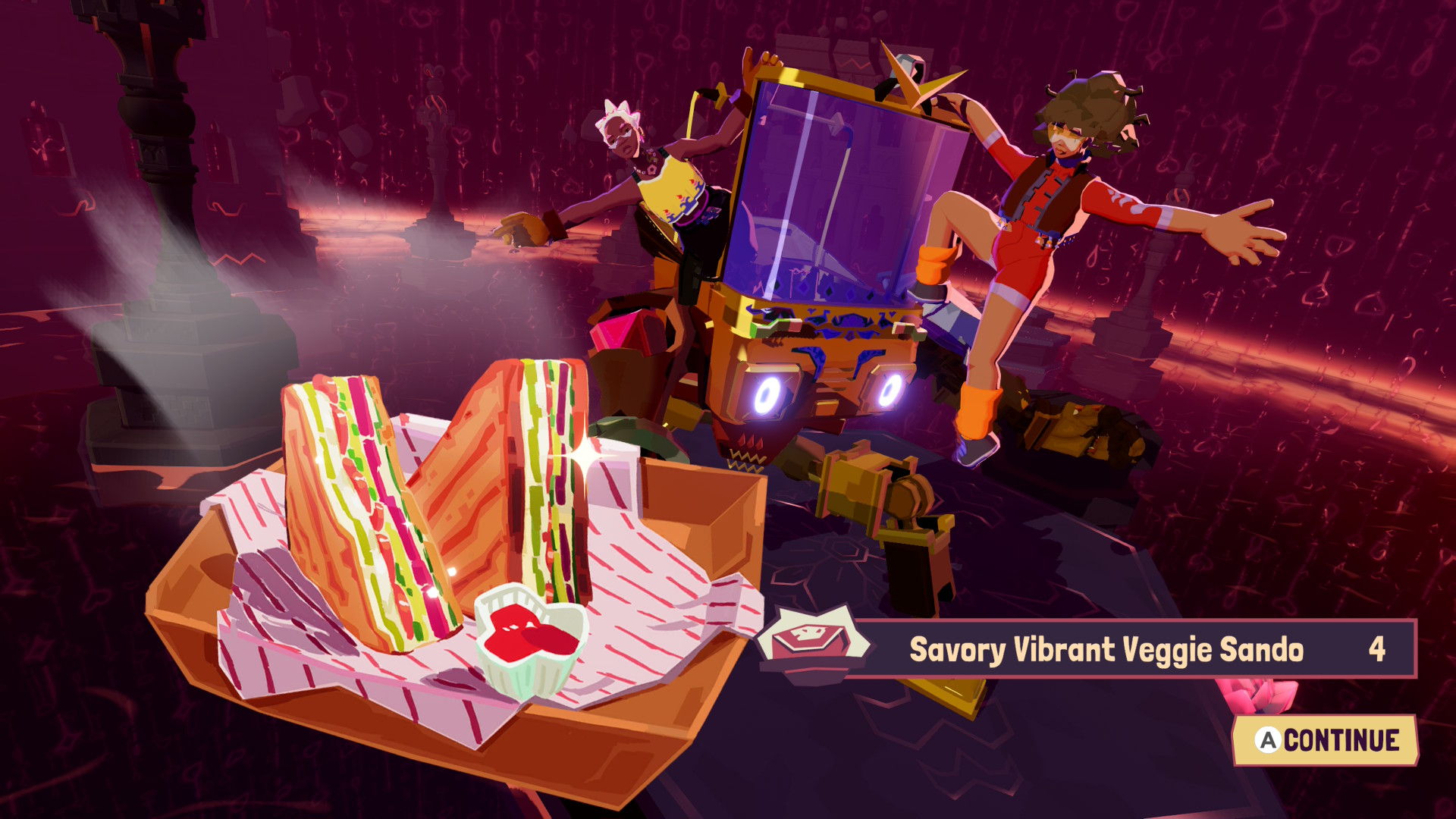 Serving a savory vibrant veggie sando in Dosa Divas while celebrating