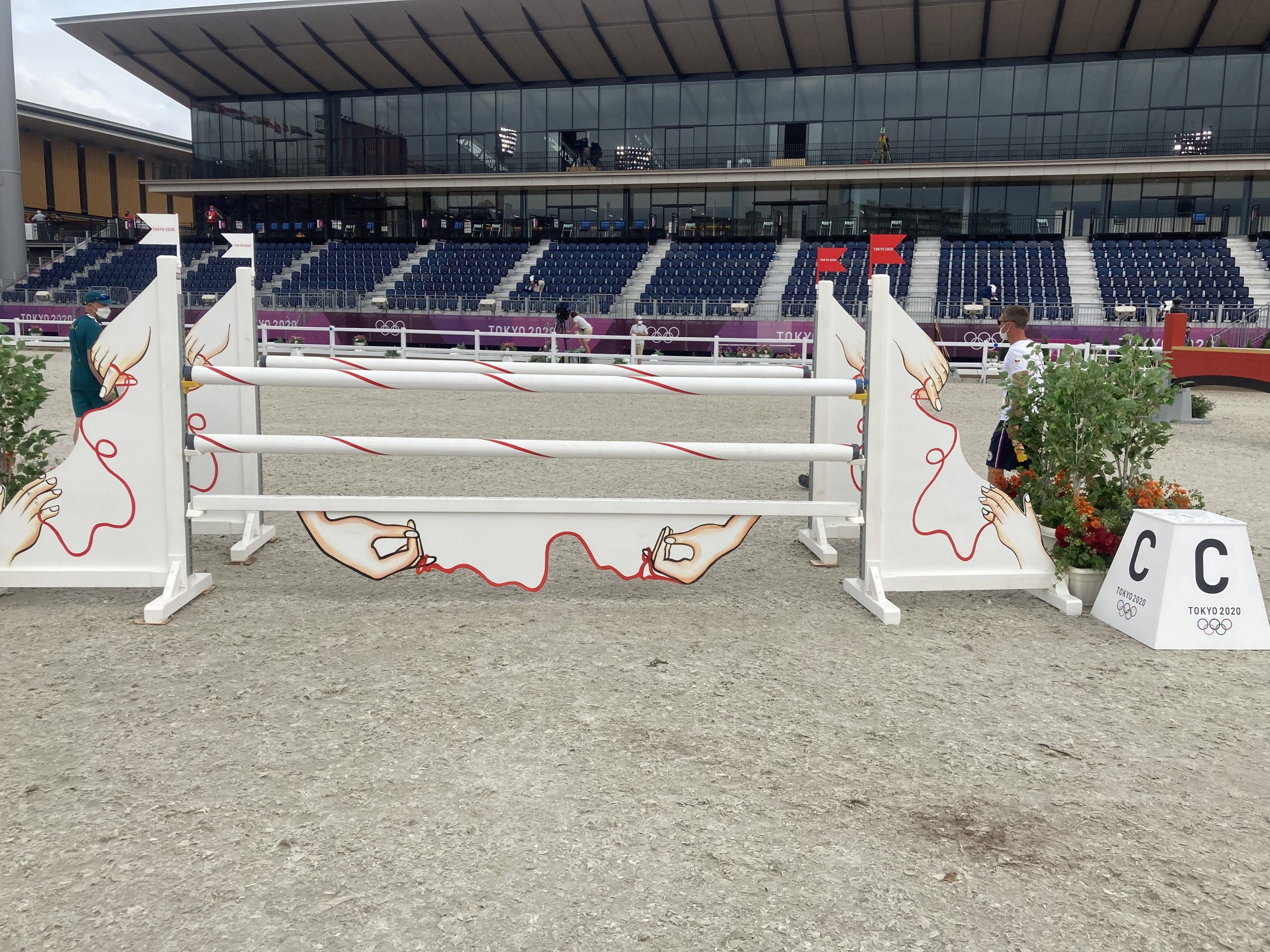 Olympic eventing showjumping