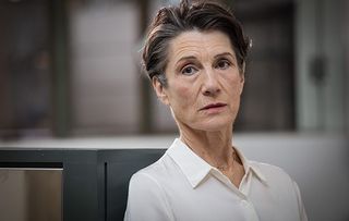International lawyer Eve Ashby (Harriet Walter) is Kate's adoptive mother in Black Earth Rising