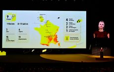 Marion Rousse presenting the Tour de France Femmes 2027 route