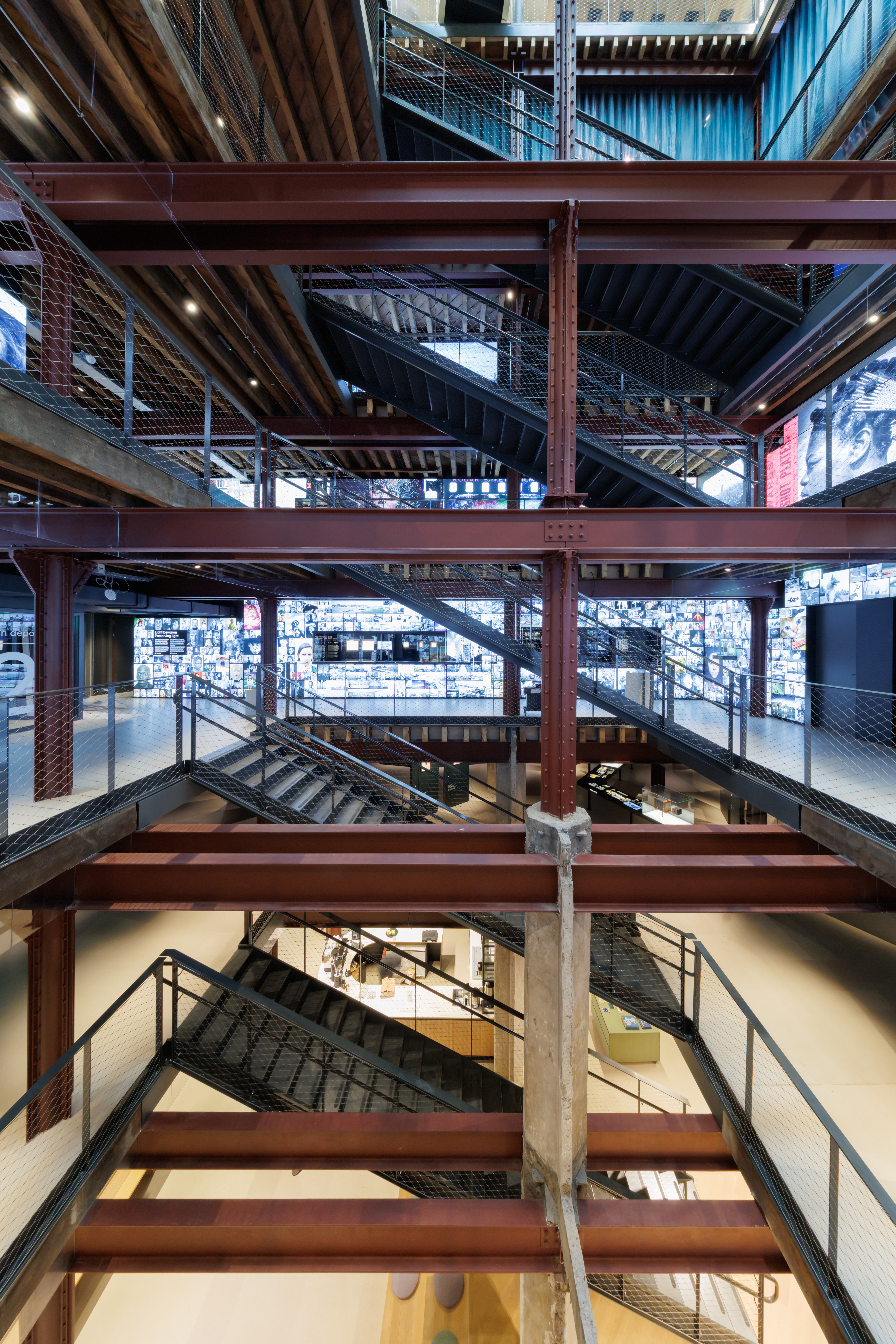 the Netherlands Fotomuseum in opening week at its new home at the Santos redesigned warehouse in Rotterdam