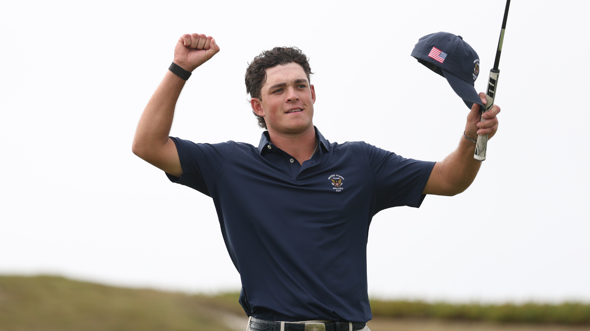 Jackson Koivun at the Walker Cup