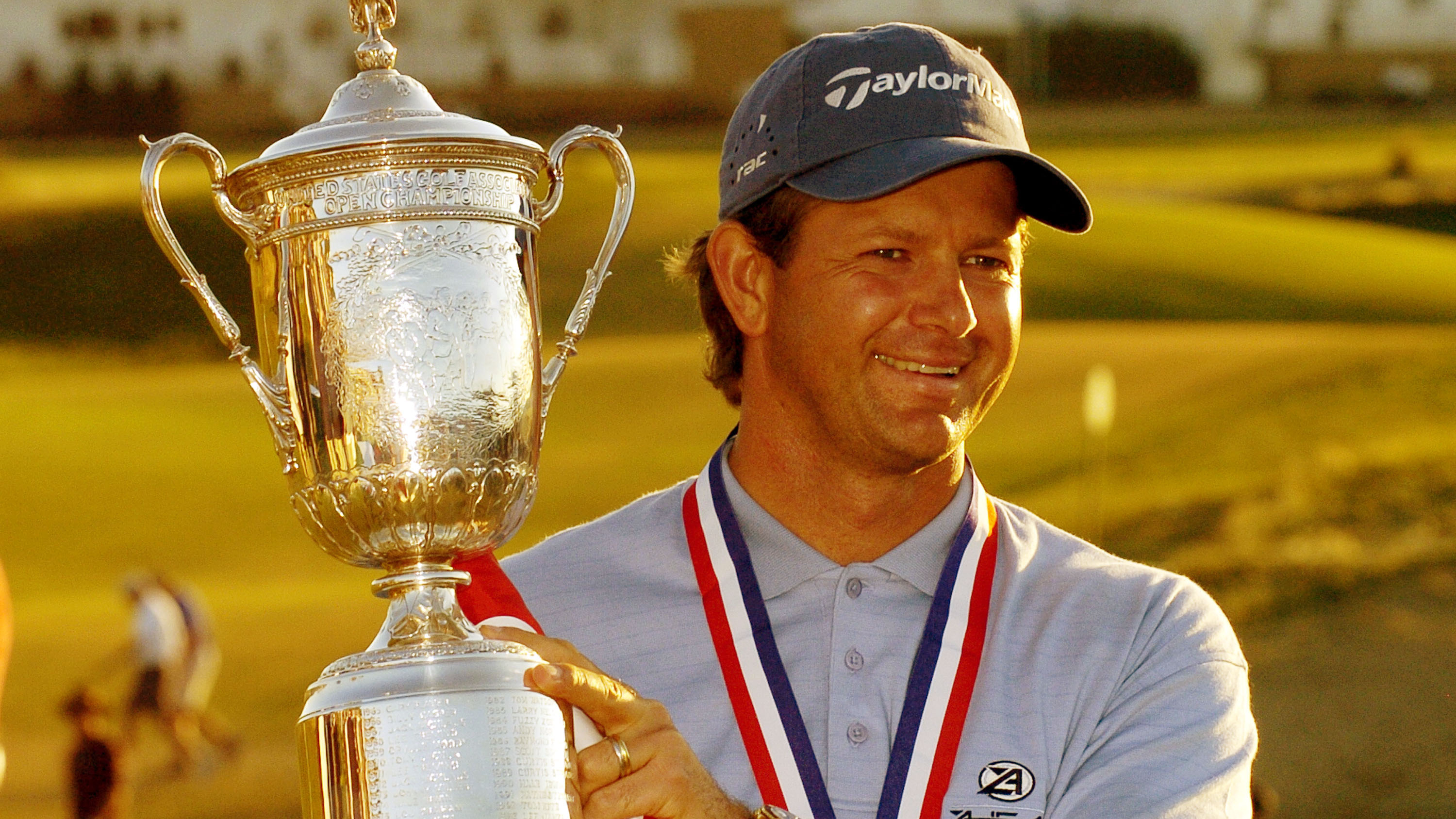 Retief Goosen with the US Open trophy