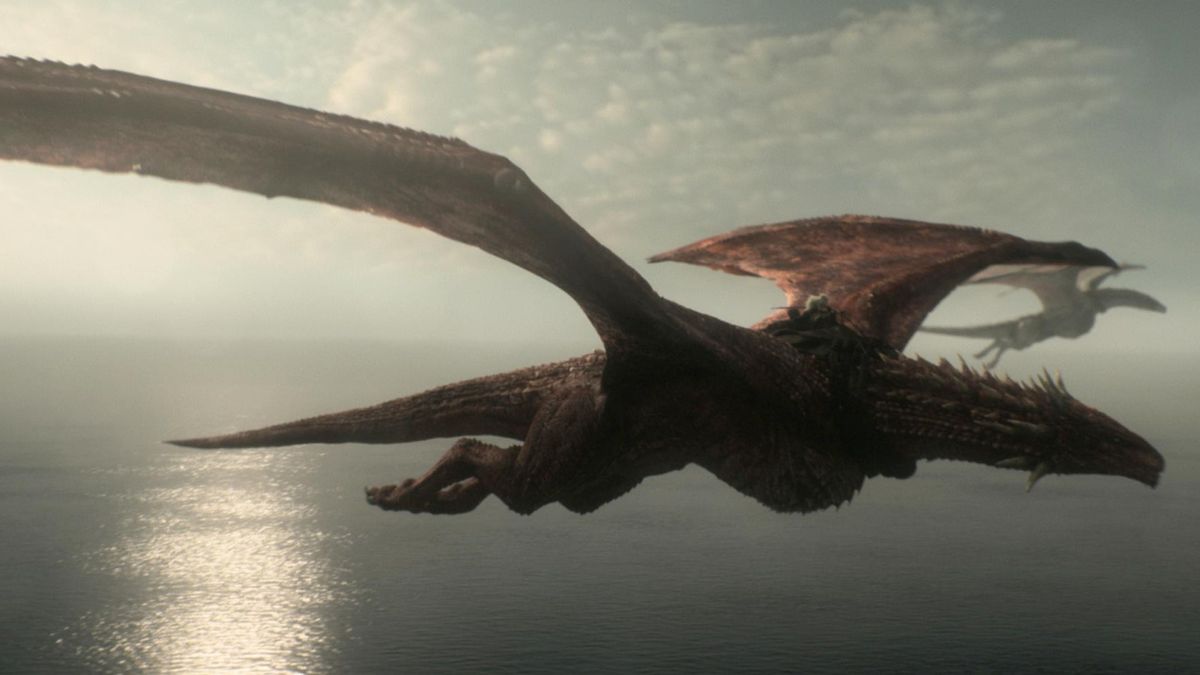 The dragons featured in House of the Dragon.