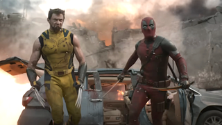 Deadpool and Wolverine ready for a fight