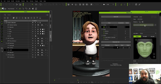 Animation of Lewis Capaldi in 3D software