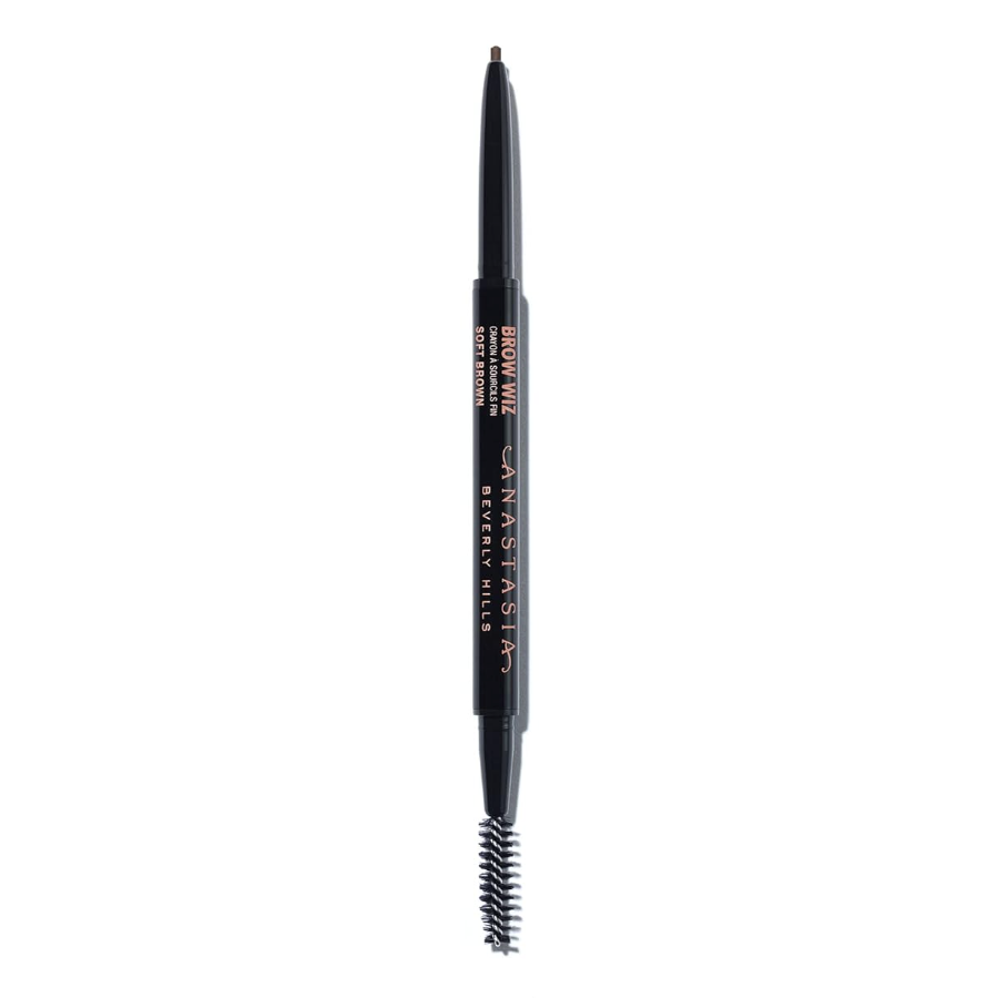 Anastasia Beverly Hills Brow Wiz - Ultra-Slim Retractable Eyebrow Pencil for Hair-Like Strokes, Natural Precision Definition, Longwear Waterproof Smudge-Proof for Filling & Shaping Brows - Soft Brown
