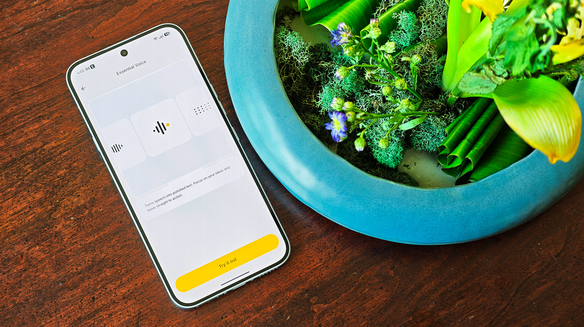 Essential Voice on the Nothing Phone 4a Pro