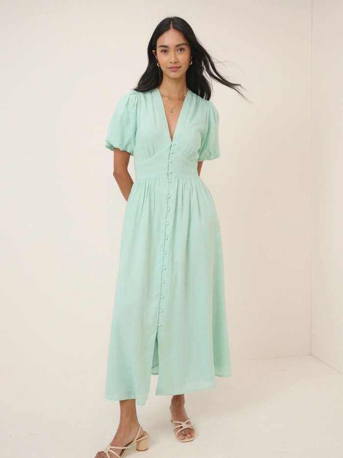 Nobodys Child, Short Sleeve Starlight Midi Dress