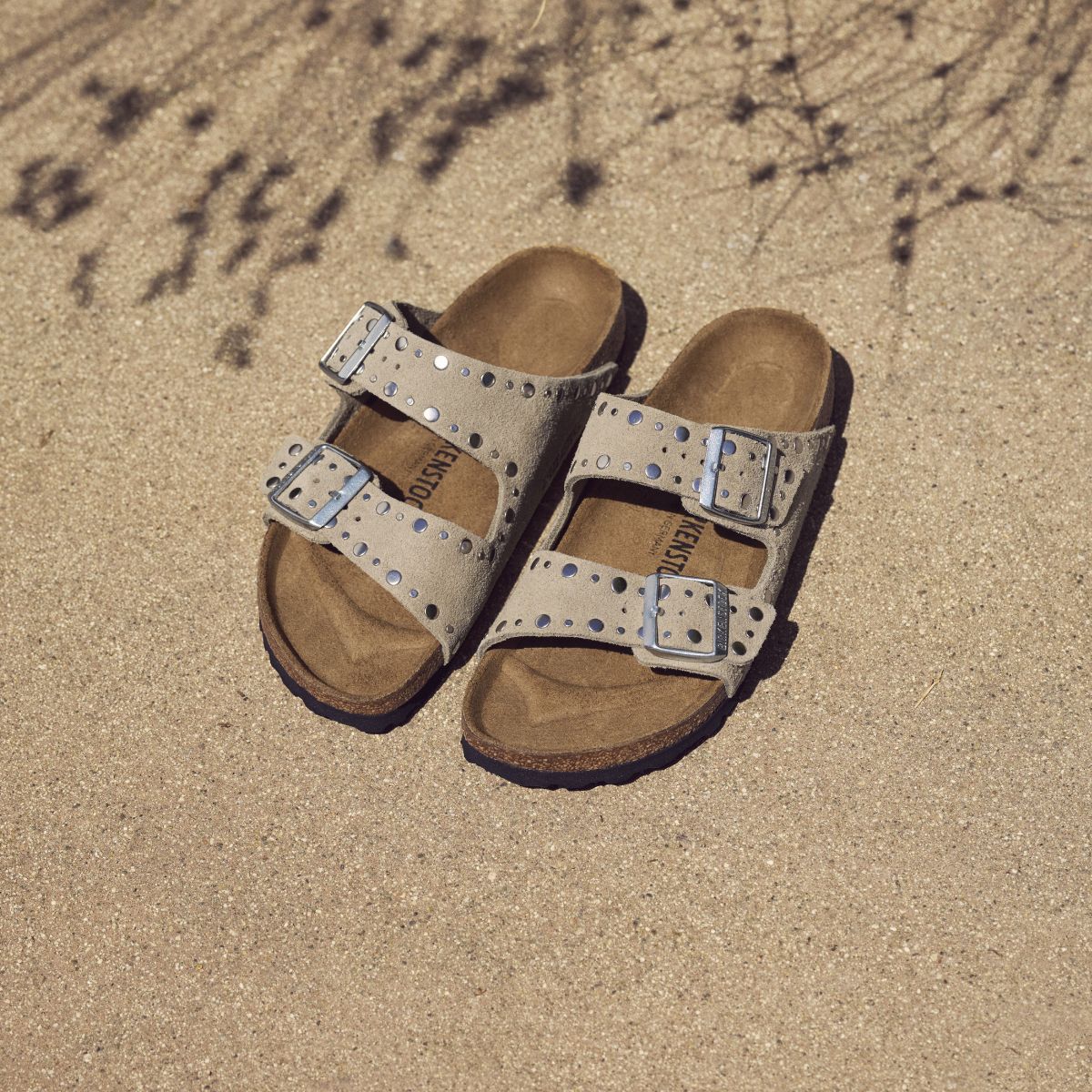 birkenstock studded arizona sandals