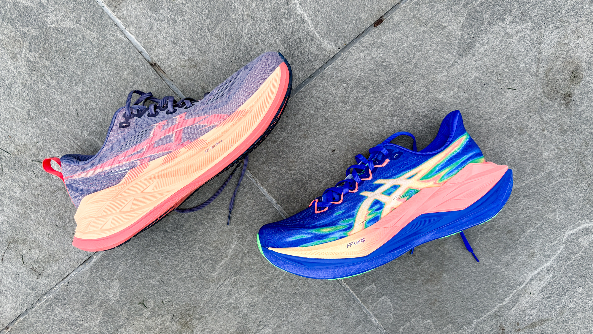 Asics Superblast 2 and Asics Superblast 3