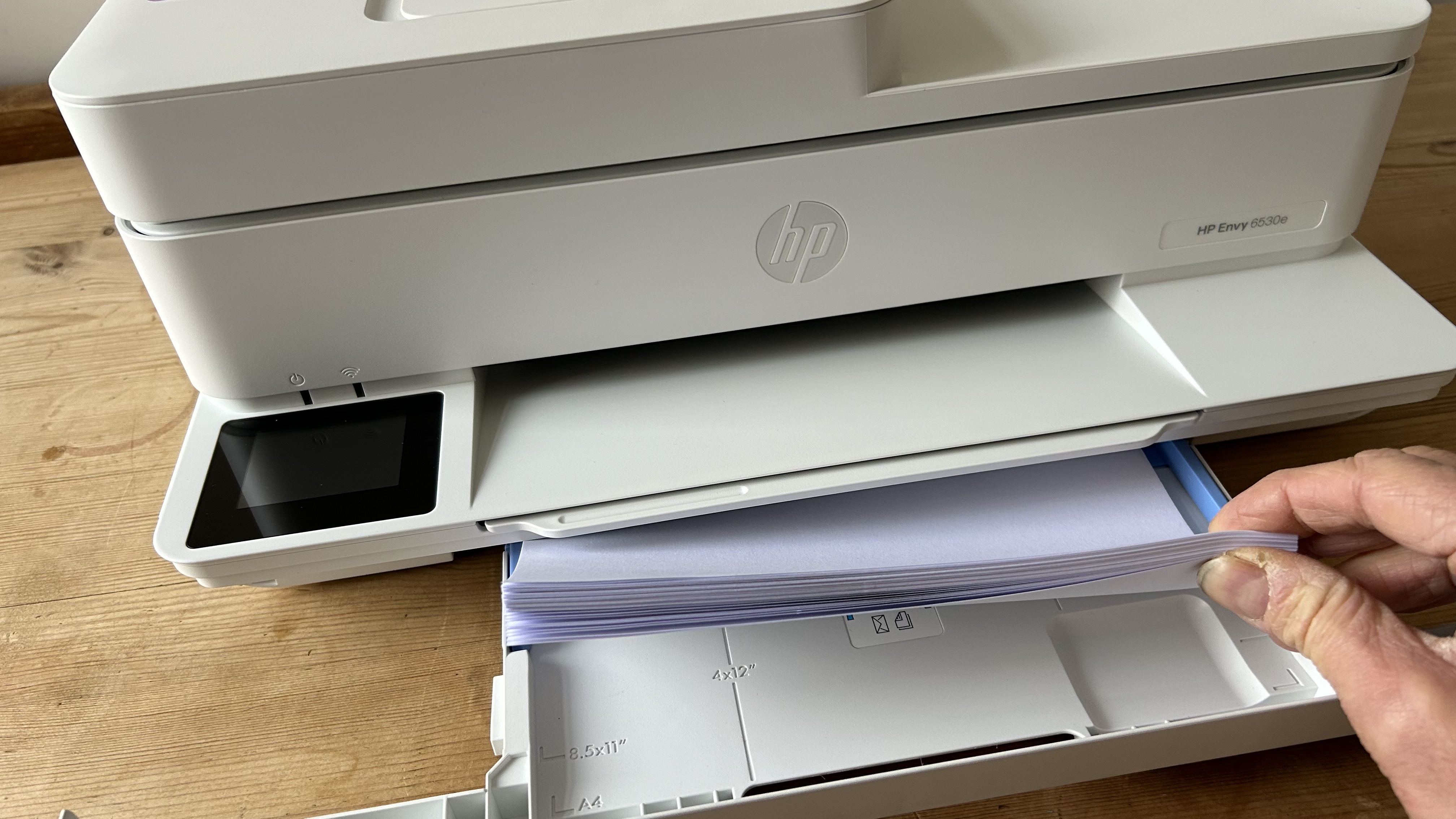 HP Envy 6555e during our review process