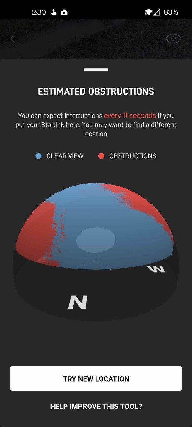 Starlink App Updated Screenshot