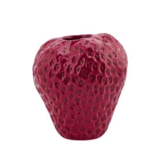 Strawberry vase cut out 