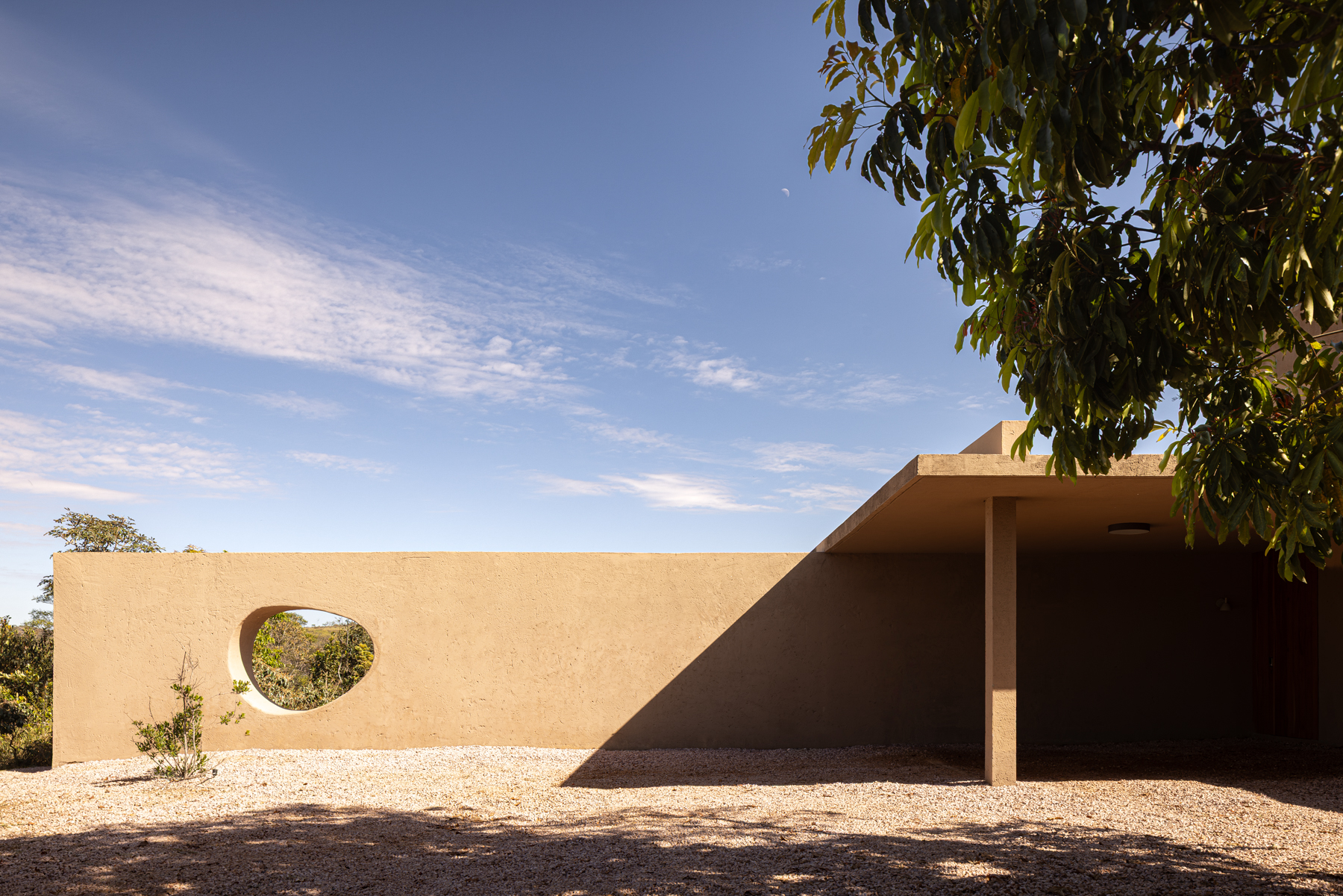 Casa Lilaya is a holistic Brazilian house built on crystal-infused land