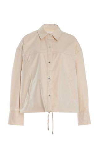A Rainy Day Water-Resistant Bomber Jacket