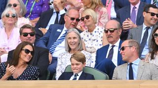Princess Kate, Prince George and Prince William attend The Wimbledon Men's Singles Final