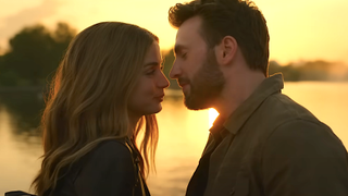 Ana De Armas and Chris Evans for GHOSTED