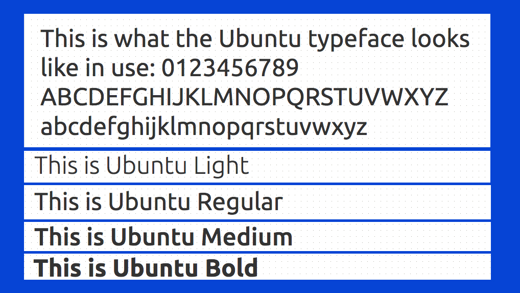 Best free fonts: Ubuntu