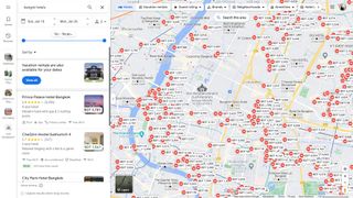 How to use Google Maps to book hotels.