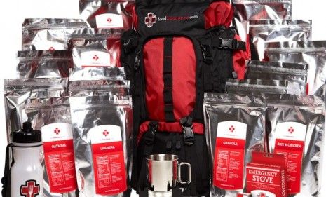 Glenn Beck says his staff and family are equipped with these Food Insurance emergency kits &amp;quot;in case the world goes to heck in a hand basket.&amp;quot;