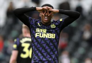 Joe Willock made it seven goals in seven straight Premier League games for Newcastle
