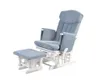 Kub Chatsworth Glider Nursing Chair and Foot Stool