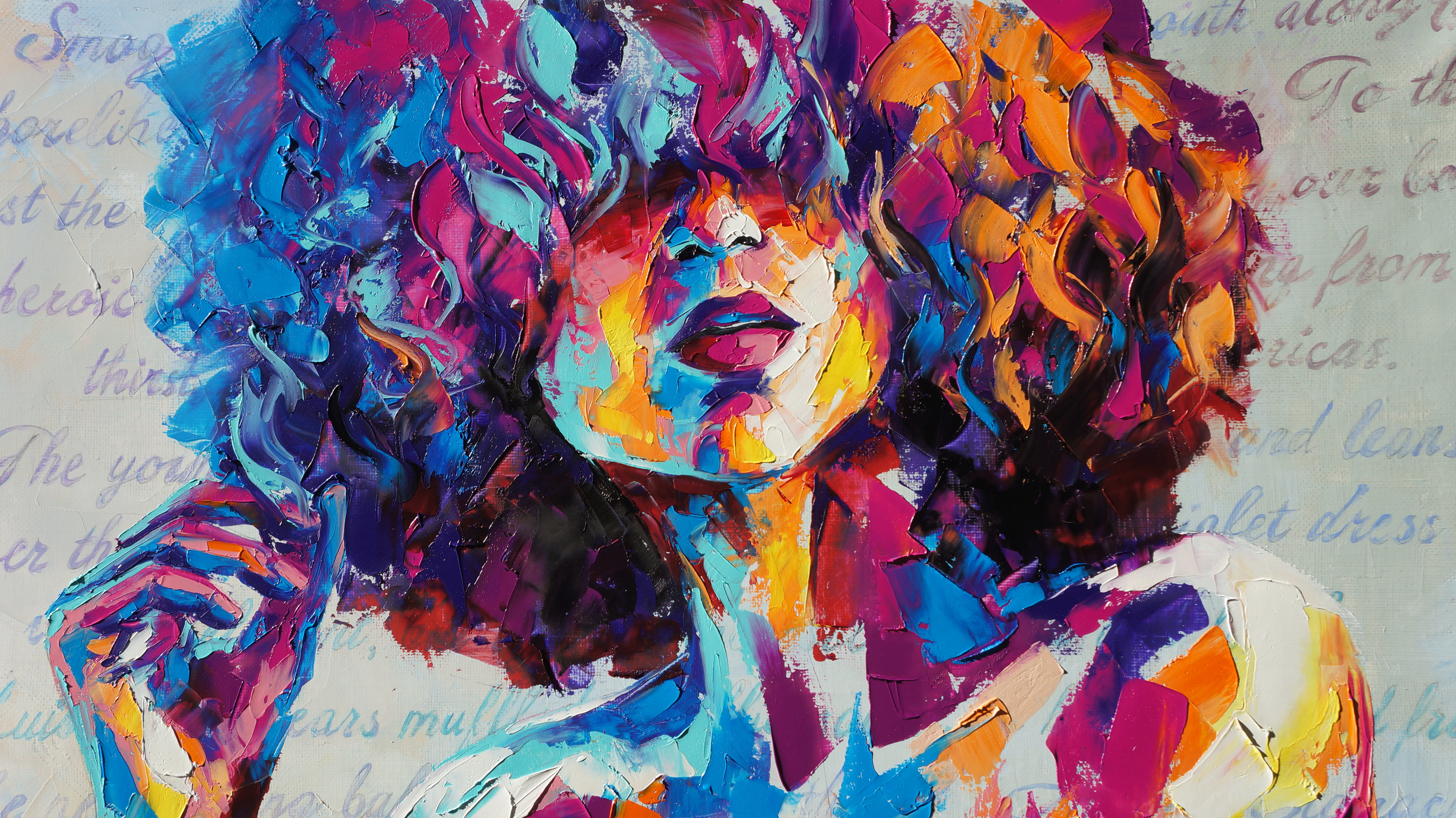Conceptual abstract picture of a girl
