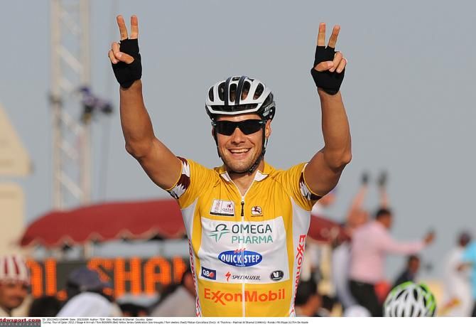 Tom Boonen made it two on stage 4 of the 2012 Tour of Qatar
