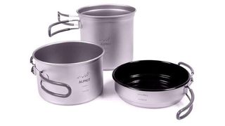Best lightweight camping gear: Alpkit Mytistax Titanium Pots