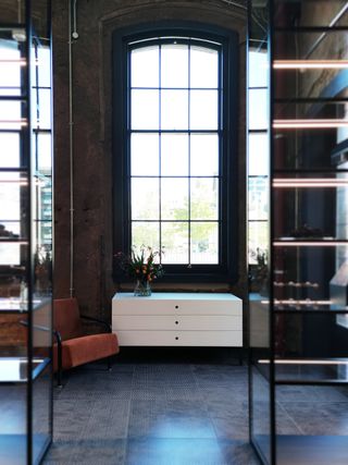 Furniture in Porro showroom in London