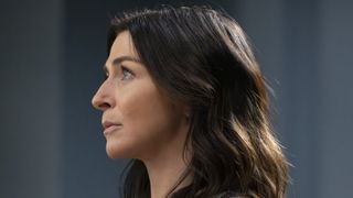 Dr Amelia Shepherd (Caterina Scorsone) in Grey's Anatomy season 22