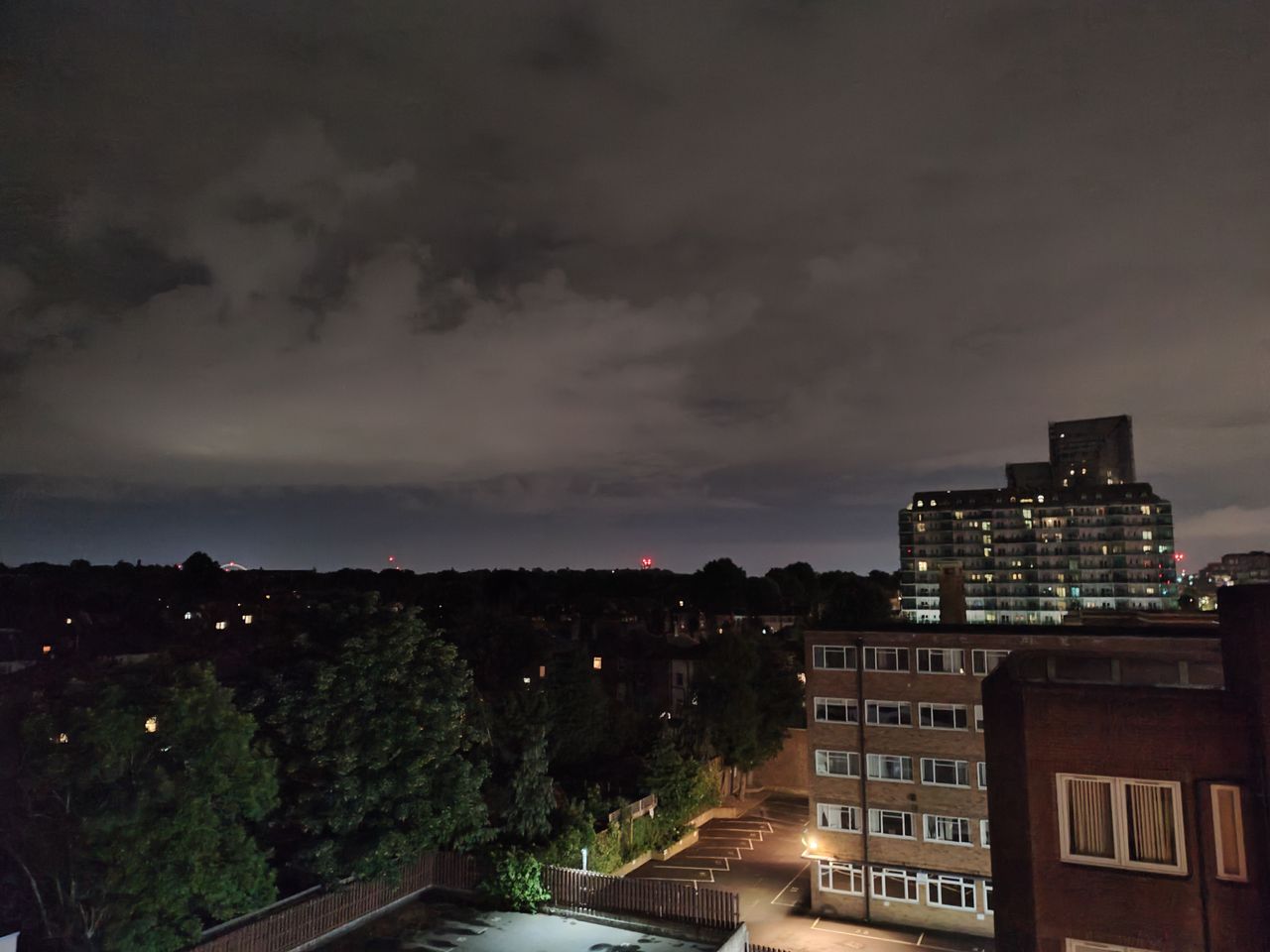 Nighttime sample photo taken on a Poco X4 Pro 5G