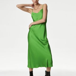 Green dress from M&S