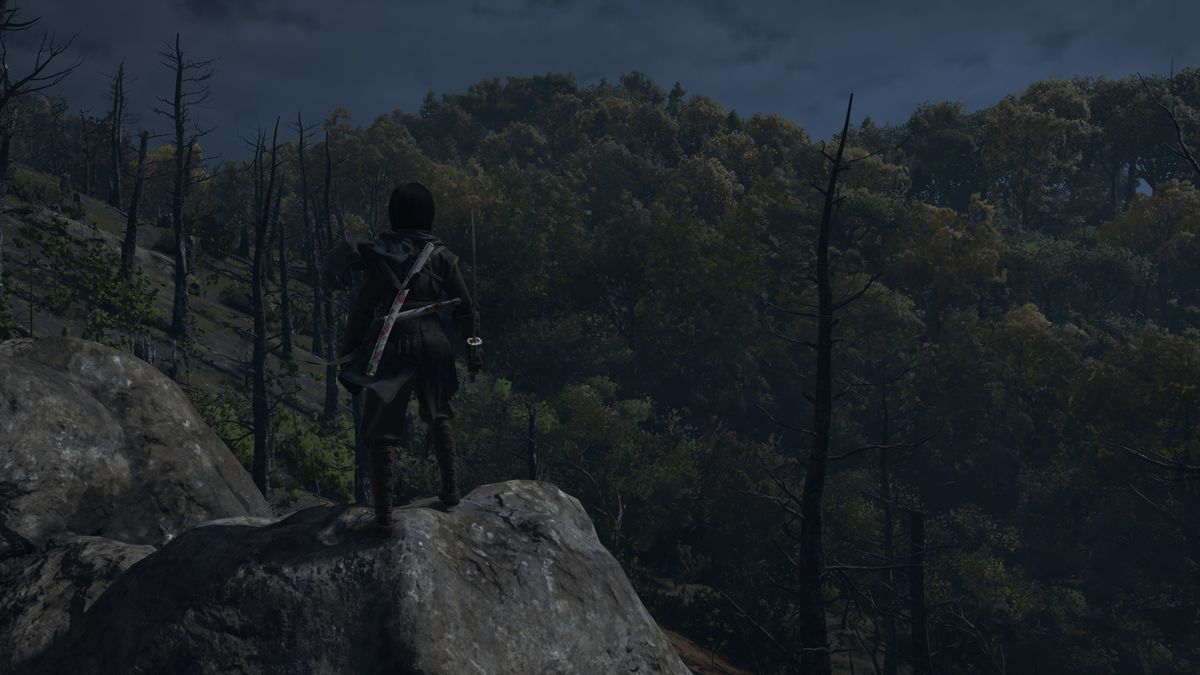 Screenshot of Assassin's Creed Shadows on ASUS ROG Ally X.