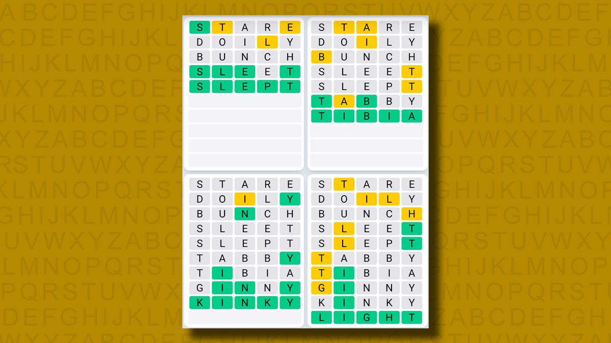 Quordle today – hints and answers for Tuesday, May 7 (game #834
