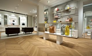 Delvaux's new store concept by artists Martine Feipel and Jean Bechameil