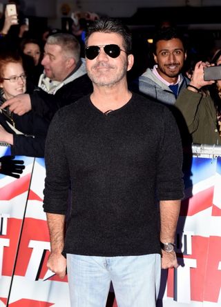 Simon Cowell attending the auditions for Britain's Got Talent at the Birmingham Hippodrome Theatre