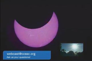 Solar Eclipse of May 9 Shown by Coca-Cola Space Science Center