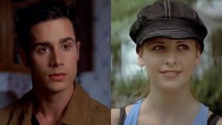 Freddie Prinze Jr. and Sarah Michelle Gellar in a side-by-side photo.