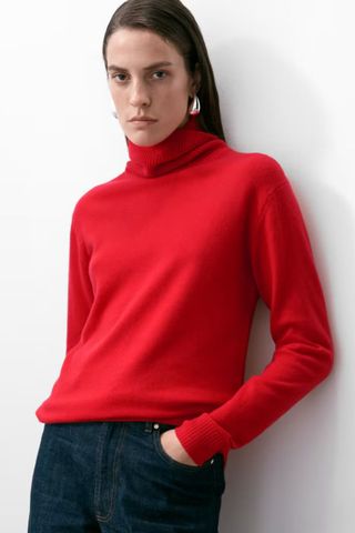 M&S Pure Cashmere Roll Neck Jumper