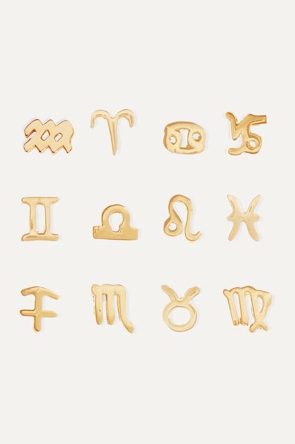 Zodiac 14-Karat Gold Earrings