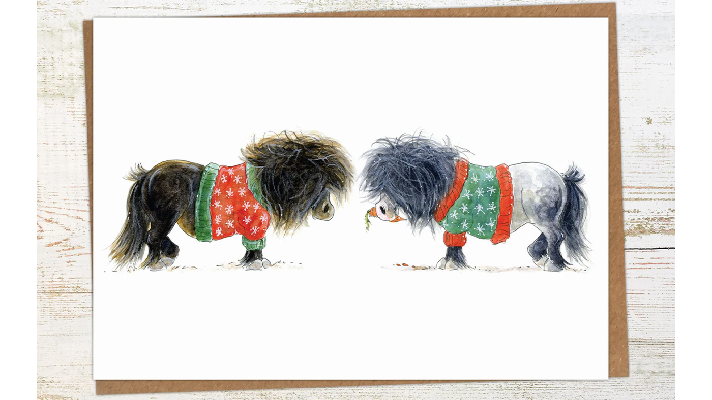 Pony Nut Gifts Shetlands In Christmas Jumpers
