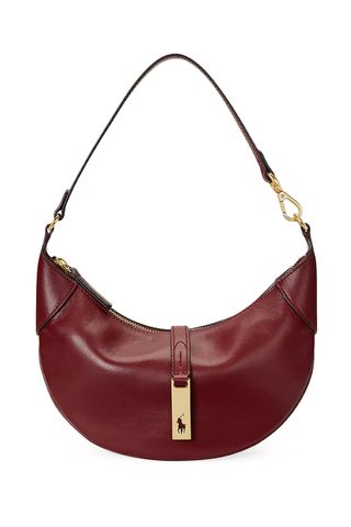 Ralph Lauren Polo ID Mini Patent-Leather Shoulder Bag 