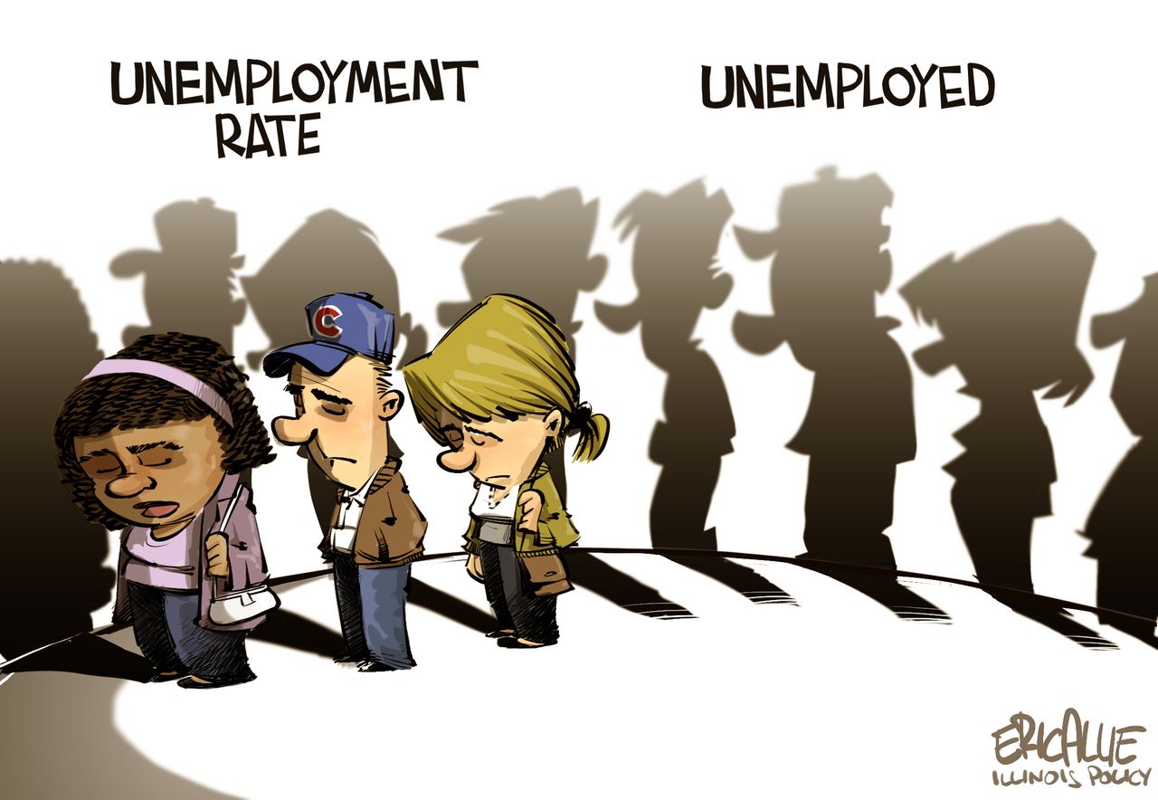 Editorial cartoon U.S. Unemployment Rate