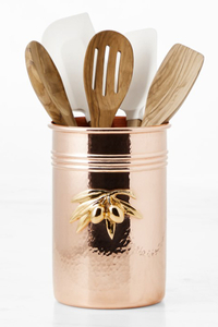 8. Ruffoni Copper Utensil Holder: View at Williams Sonoma