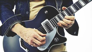 A Gretsch solidbody in action