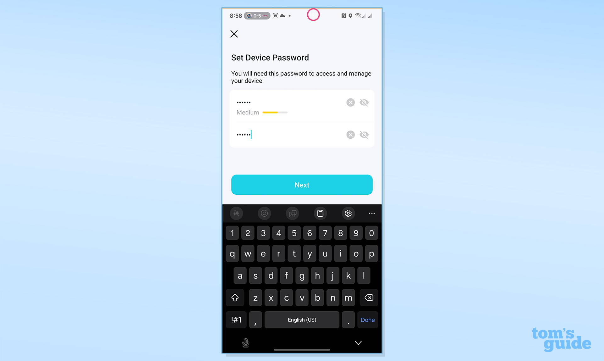 TP-Link Archer BE9700 app screenshot