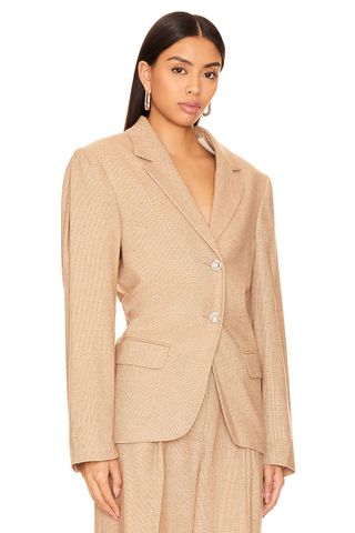 Remain Fitted Waist Blazer