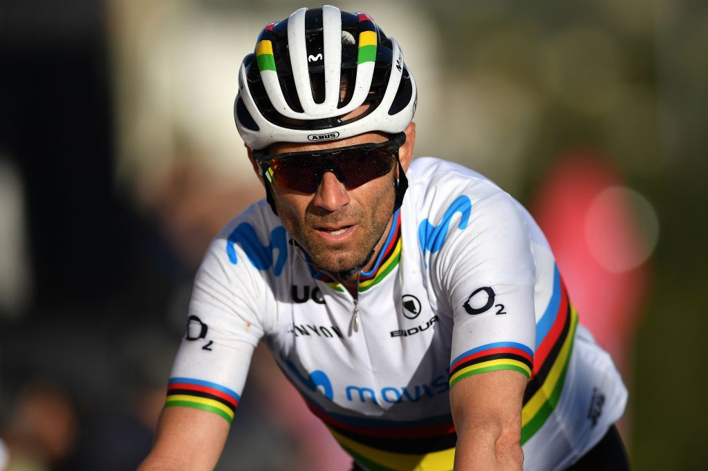 Alejandro Valverde finishes the Trofeo Andratx-Lloseta